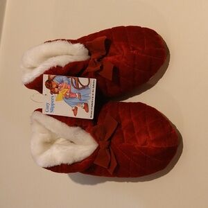 Vintage Plush cozy slippers